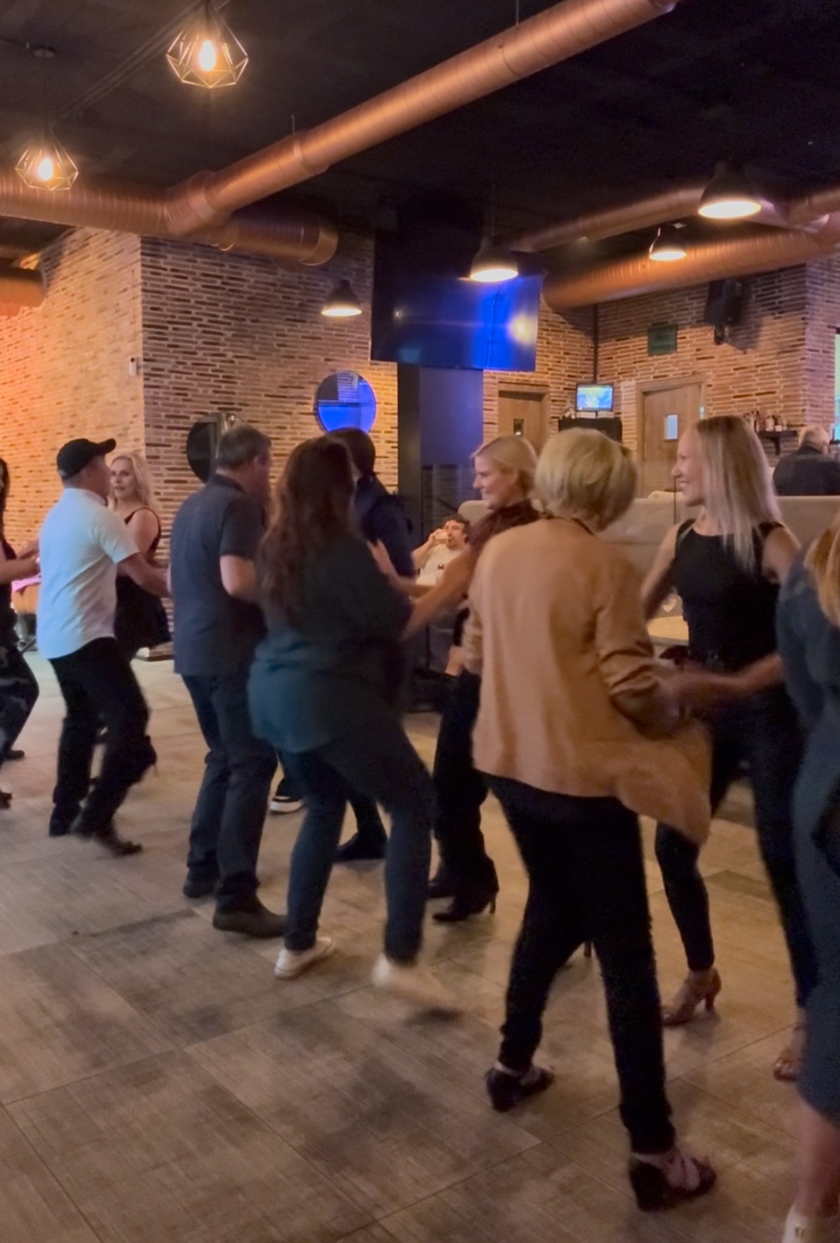 The ObsessionSalsa community enjoying a social dance night